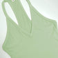 iGENJUN Workout Tops for Women Racerback Basic Tank Summer 2025 Camisole V Neck Slim Fit Ribbed Sleeveless