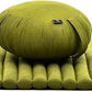 Leewadee Meditation Cushion Set – 1 Round Zafu Meditation Pillow and 1 Square Roll-Up Zabuton Meditation Mat, Pillows Bundle Filled with Kapok