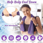 20 Pcs Cooling Towel 40" x 12" Ice Towel for Neck and Face Microfiber Chilly with Bag Breathable Yoga Gym Stay Cool Towels Sweat Rag for Workout Running Camping Pilates Beach Accessories (Purple)