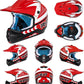 Youth Dirt Bike Helmet DOT Certified - Full Face Motorcycle Helmet for Off-Road, ATV, Street Riding, Includes Adjustable Goggles & Protective Gloves