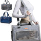 Portable Soft-Sided Pet Carrier for Cats and Small Dogs – Animal Travel Bag with Locking Zippers, Breathable Mesh and Collapsible Design – Lightweight and Secure Cat Dog Travel Crate
