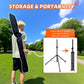 Dartboard Stand, Portable Professional Dart Holder Stand Adjustable Height from 57.1 to 77.6 -inch for Outdoor, Travel, Home, or Bars Games