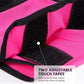 Horse Fly Mask Large Space Breathable UV Protection Equine Mask with Reflective Features on Ears Hot Pink M