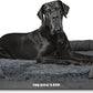 The Dog’s Bed, XXL Grey Fur Memory Foam, Pain Relief: Arthritis, Hip & Elbow Dysplasia, Post Surgery, Lameness, Supportive, Calming, Waterproof, Washable Cover, Veterinary Approved
