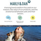 Marly & Dan Salmon Treats for Cats with Brewers Yeast & Coconut, Hairball Recipe, 3-oz Bag