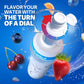 Cirkul 22oz. White Plastic Grip Squeeze Water Bottle & Sport Lid, BPA-Free, Non-Slip Design for Gym, Biking & Sports