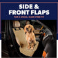 Active Pets Dog Car Seat Cover, Waterproof Front Seat Protector for SUV Truck Sedan, Pet Safety Travel Comfort System with Universal Fit, Beige