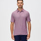 Esabel.C Jacquard Golf Shirts for Men Moisture Wicking Short Sleeve Performance Dry Fit Active Mens Polo Shirts