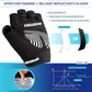 KINGSBOM Breathable Cycling Gloves, Shock-Absorbing Bike Gloves with Light Silicone Gel Pad, Anti-Slip Bicycle Gloves for Men and Women