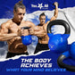 Yes4All 5-100 LB Kettlebells Vinyl Coated Cast Iron for Dumbbell Weights Exercises, Gym, Fitness, Full Body Workout Equipment Push up, Grip and Strength Training