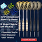 WIN.MAX Dart Board - Bristle Steel Tip Dartboard Dart Boards for Adults Bristle Steel Tip Dartboard Set with 12 Darts Metal Tip