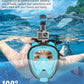 W WSTOO Full Face Snorkel Mask Adults,Suitable for Beginners Dry Top Snorkeling Gear,Can Your Mouth or Nose to Breathe,180 Degrees Panoramic View,Anti-Fog Anti-Leak,Summer Travel and Vacationing Gifts