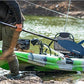 Angler Kayak Paddle with Fiberglass Shaft and Plastic Blade, Floating Adjustable Fihsing Kayak Oar, 220-240 cm/86-94", 240-260 cm/94-102", 260-280 cm/102-110"