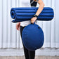 Leewadee Meditation Cushion Set – 1 Round Zafu Meditation Pillow and 1 Square Roll-Up Zabuton Meditation Mat, Pillows Bundle Filled with Kapok