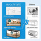 BUCATSTATE Hamster Cage Metal 2.0 - Small Animal Habitats Large Stackable with Top Access Easy Assemble 39.3L*19.7W*20.6H Inches Dwarf Syrian Hamster House for Guinea Pig, Gerbil (774sq inch Black)