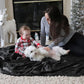 Bedsure Fleece Blanket Twin Size Black - 300GSM Lightweight Plush Fuzzy Cozy Soft Warm Blanket for Bed, Sofa, Couch, Travel, Camping, 60x80 inches