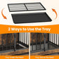 Dog Crate Furniture, Large Dog Crate Furniture, Wooden Cage Kennel Furniture Indoor, Modern Dog Crate with Multi-Purpose Removable Tray, Double-Doors Dog Furniture, Rustic Brown