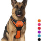BARKBAY No Pull Dog Harness Large Step in Reflective Dog Harness with Front Clip and Easy Control Handle for Walking Training Running(Orange,XL)