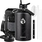 128oz Insulated Water Bottle, Triple Wall Vacuum Stainless Steel Water Bottles - Keeps Cold 48H, Reusable One Gallon Flask Jug for Gym, Sports, Camping, Hiking,Travel, Black Speckled