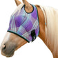 Kensington UV Horse Fly Mask with Web Trim - Protective Mask with Dual Ear Opening & Forelock Freedom - Large, Lavender Mint