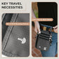 Neck Wallet for Travel & Passport Holder with RFID Blocking - Slim & Easy to Conceal Nylon Travel Pouch for men & women - Holds Phone, Cash, Cards, Keys - Sweat & Water Resistant - X-Large - Dark Grey