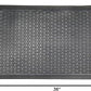 Indoor/Outdoor Hose-Wash Ribbed Design Non-Slip Rubber 2x3 Modern Entryway Mat for Entryway, Patio, Backyard, Garage, 24" x 36", Black Ribbed