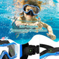 W WSTOO Kids Swim Goggles with Nose Cover,Snorkel Diving Swimming Mask for Youth 5-15,HD 3-Window Wide Vision Anti-Shattered Lens Anti-Fog&Leak