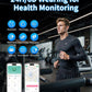 Smart Rings for Women Men, Smart Ring Tracker with Blood Oxygen/Blood Pressure/Heart Rate/Sleep Monitor/Step Counter/Gesture Control/IP68 Waterproof Fitness Tracker, Stainless Steel
