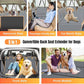 Dog Car Seat Cover for Back Seat, Larger Dog Car Bed Cover with Strong Bottom, Car Back Seat Extender Hammock for Car SUV Truck Grey