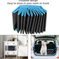 Yaheetech Dog Pet Bath Pool Foldable Hard Plastic Doggie Duck Swimming Pool Collapsible PVC Outdoor Bathing Tub Dog Pools for Large Small Dogs-47 x 11.8 inch,L,Black