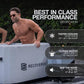 Cold Plunge Tub, 90 Gallon, 0.8 Horsepower – Heavy-Duty Ice Bath Tub for Athletes, Portable Cold Plunge Chiller with Water Treatment Kit, Immersion Therapy, WiFi Control, Backpack & Wheels