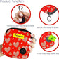 Dog Treat Pouch for Pet Walking and Training with Clicker Poop Bags Small Fanny Zipper Pack Holder for Puppy Snack Dispenser Kit for Leash and Outdoor Use (Valentine)