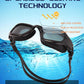 Swim Goggles, Goggles Adult with Swimming Cap, Nose Clip & Ear Plugs, UV Protection Anti-Fog Lens and Case for Adult