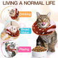 Cat Cone Collar Soft, Cute Cat Donut Collar After Surgery, Adjustable Kitten Recovery Cones to Stop Licking, Lightweight Neck Elizabethan Collars for Cats Kittens (Chocolate, Small)