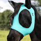 Harrison Howard Horse Fly Mask with Forelock Opening Stretch Breathable and Comfortable for Horses UV -Protection Turquoise Green L