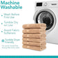 Pleasant Home Bath Towels Set of 6 (24” x 50”) 100% Cotton, 515 GSM | Lightweight, Soft & Absorbent Luxury Towels for Bathroom | for Gym, Pool & Spa | 6 Pack, Mocha