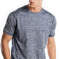 Zengjo Athletic Shirts for Men Short Sleeve Quick Dry Workout Running Gym Sport Exercise Tee Moisture Wicking