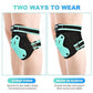 2PM SPORTS Knee Pads for Kids, Wrist Guards Knee and Elbow Pads Set with Drawstring Bag, Protective Gear Set for Girls Boys Roller Skating Cycling Skateboard - Mint Medium