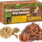ZeeDix Natural Coconut Chips Substrate for Reptiles, Coconut Fiber Husk Reptiles Bedding, Compressed Coco Chips Substrate for Ball Python, Snakes, Tortoise, Hermit Crab, Frogs, Lizard, Tarantula
