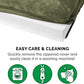 Furhaven Orthopedic Dog Bed for Large Dogs w/ Removable Bolsters & Washable Cover, For Dogs Up to 125 lbs - Faux Fur & Velvet Sofa - Dark Sage, Jumbo Plus/XXL