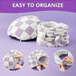 Cat Tunnel Bed with Washable Cushion for Indoor Cat, Donut Cave Tube Toys for Kitten Puppy Rabbit, Purple