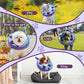 Adjustable Cat Collar Soft to Stop Licking After Surgery for Kitten, Alternative to Cone of Shame, Donut Cone for Cats, Pet Elizabethan Collar (Monster, Small)