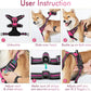 rabbitgoo Dog Harness No Pull with 2 Leash Clips, Adjustable Soft Padded, Reflective Oxford No Choke Pet Vest with Easy Control Handle for Large Dogs, Hot Pink, L