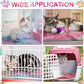 Reginary 4 Pcs Waterproof Guinea Pig Blankets Washable Small Animal Fleece Bedding Absorbent Guinea Pig Cage Liners Reusable Pet Pee Pad Sleep Mat for Hamster Ferret(Tie Dye Pattern,35 x 24 Inch)