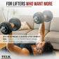 TELK – Adjustable Dumbbell Set – Home Gym Weight Set with Baked Enamel Cast Iron Plates – Space-Saving Free Weights for Strength Training