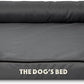 The Dog’s Bed Medium Oxford Grey 30x23.5, Memory Foam, Pain Relief: Arthritis, Hip & Elbow Dysplasia, Post Surgery, Lameness, Supportive, Calming, Waterproof Washable Cover, Veterinary Approved