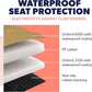 Active Pets Dog Car Seat Cover, Waterproof Front Seat Protector for SUV Truck Sedan, Pet Safety Travel Comfort System with Universal Fit, Beige