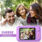 Kids Camera with 180° Flip-up Lens for Selfie & Video, HD Digital Video Cameras for Toddler with 32GB SD Card, Ideal for 3-8 Years Old Girls Boys on Birthday Christmas Party as Gift
