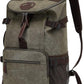 Kalesi Gym Duffle Bag Backpack 4-Way Vintage canvas with Shoes Compartment for travel Sport Hiking laptop (Vintage green)