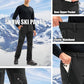 MAGCOMSEN Men's Snow Ski Pants Fleece Lined Water Resistant Winter Pants with 4 Zip Pockets for Snowboard Hiking Outdoor